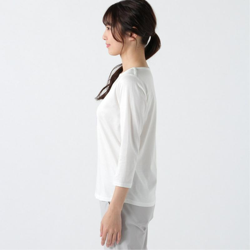 レディース　７分袖グラフィックＴシャツ
