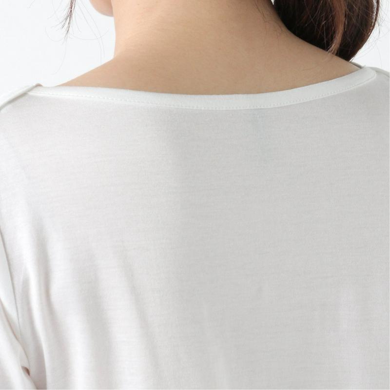 レディース　７分袖グラフィックＴシャツ