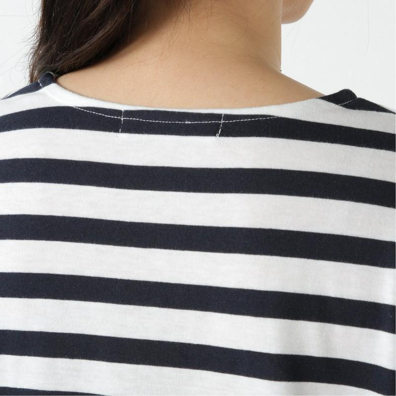 刺繍袖ボリュームボーダーＴシャツ「くまのプーさん」