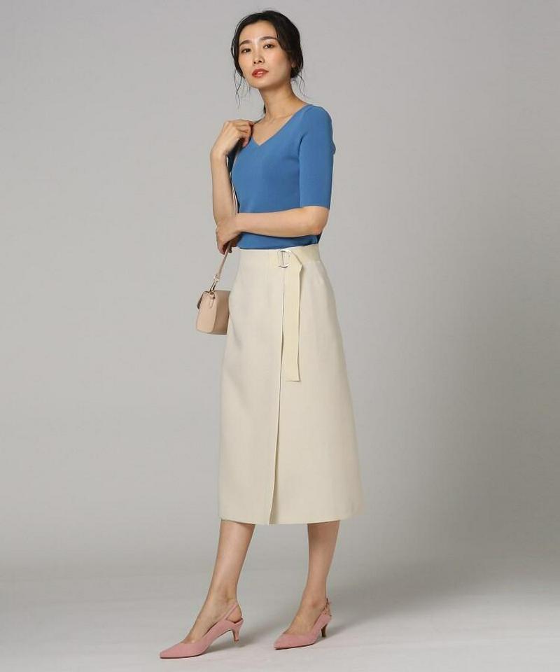 ボイルコットンVネックプルオーバー