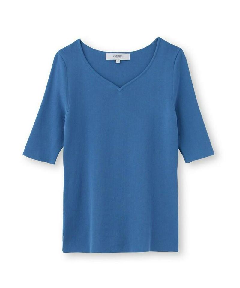 ボイルコットンVネックプルオーバー