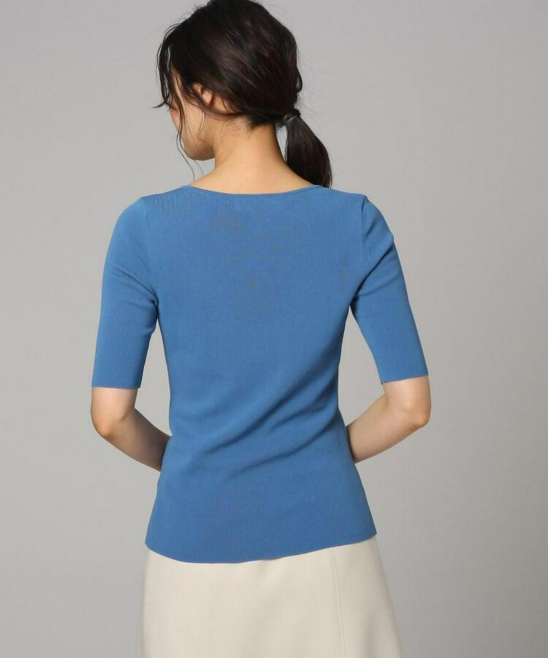 ボイルコットンVネックプルオーバー