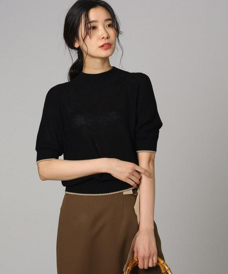 クラッシュアイスコットンハイネックプルオーバー