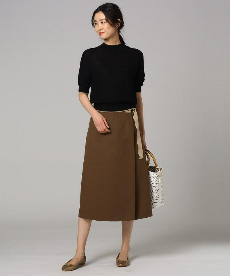 クラッシュアイスコットンハイネックプルオーバー