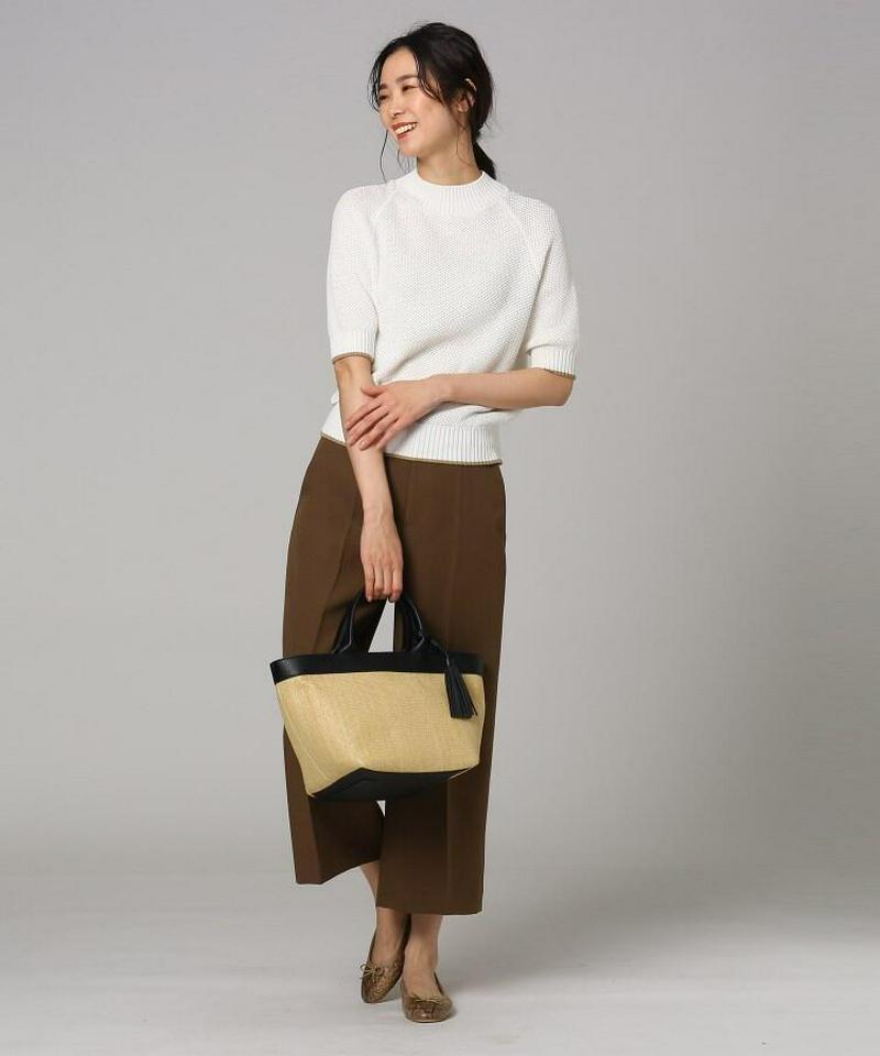 クラッシュアイスコットンハイネックプルオーバー