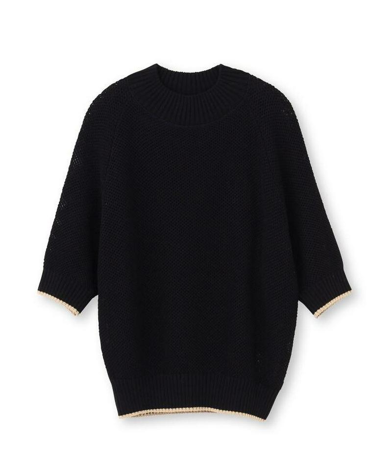 クラッシュアイスコットンハイネックプルオーバー
