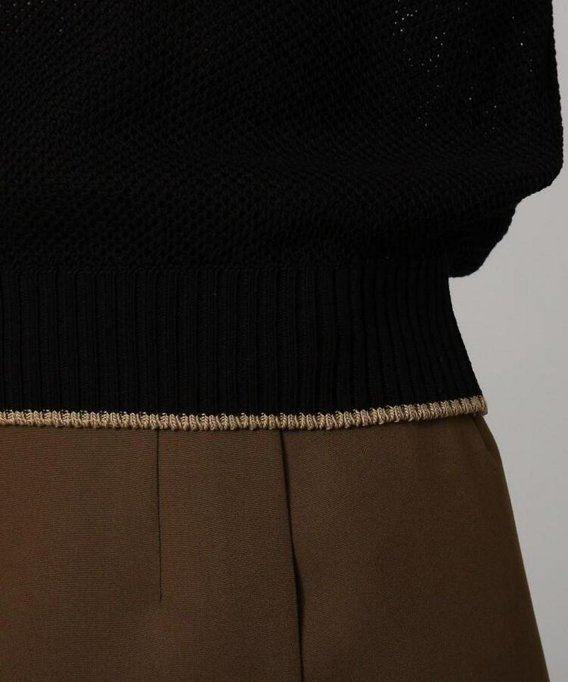 クラッシュアイスコットンハイネックプルオーバー