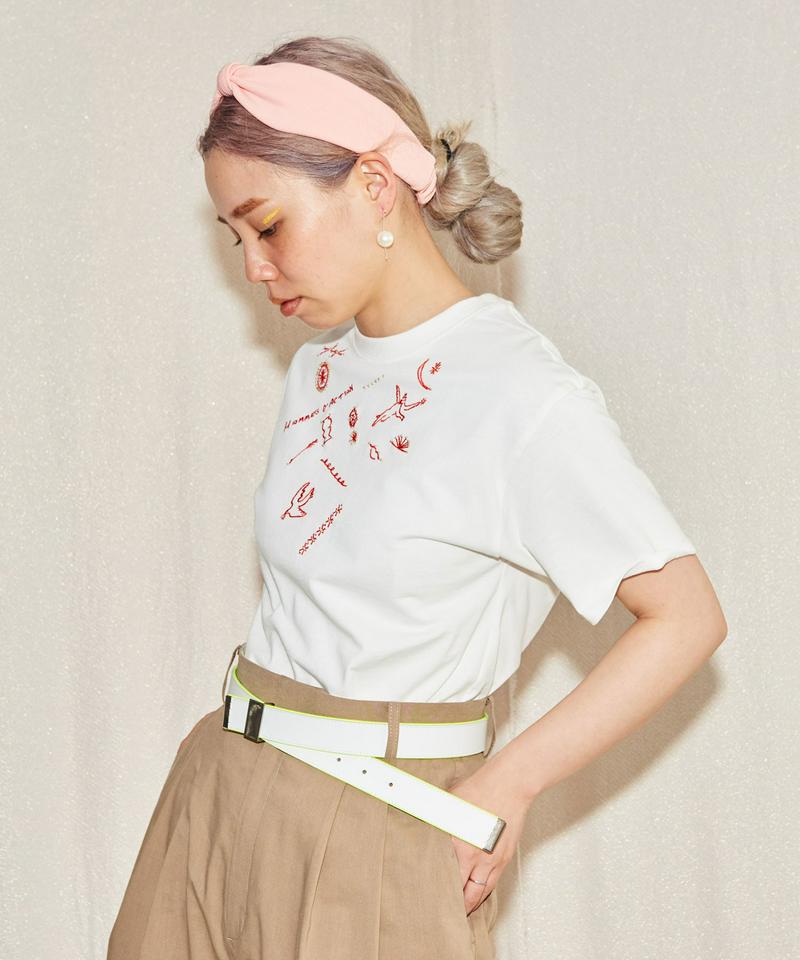 ○PABLO天竺OPNNERコラボ刺繍Tシャツ（caph troupe）