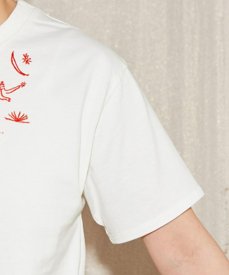 ○PABLO天竺OPNNERコラボ刺繍Tシャツ（caph troupe）