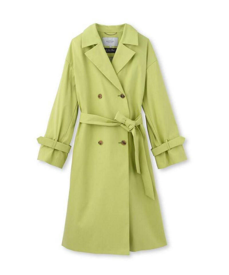 ベルテッドスリーブトレンチコート