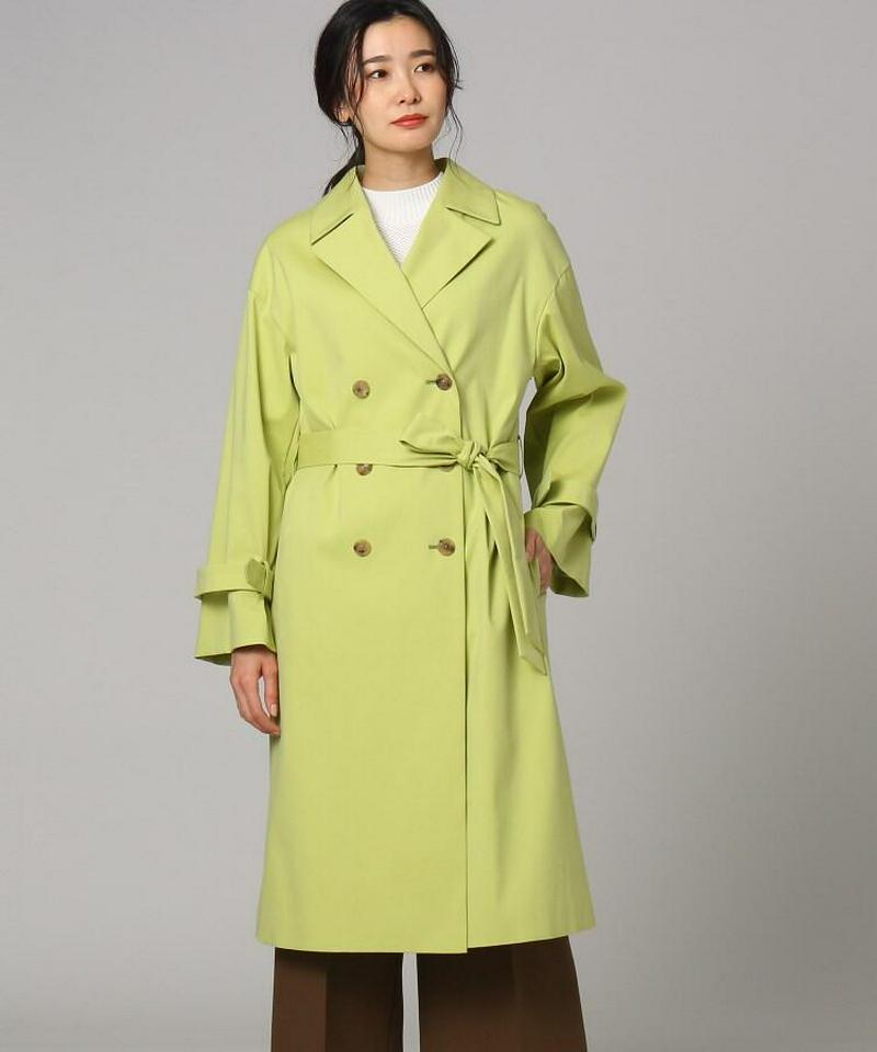 ベルテッドスリーブトレンチコート