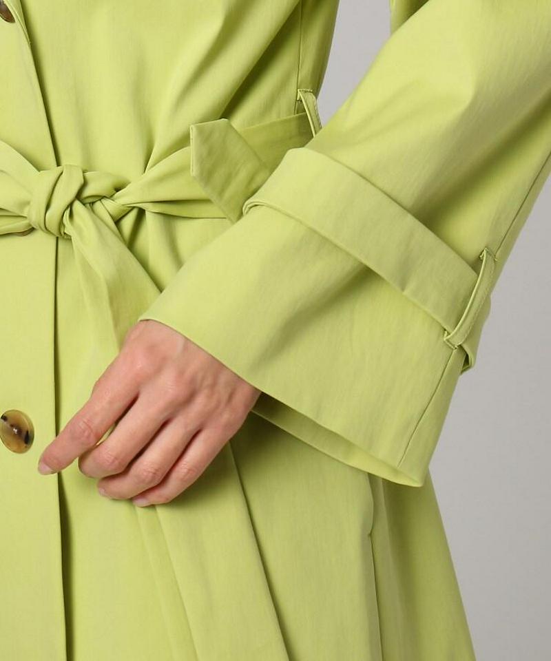 ベルテッドスリーブトレンチコート