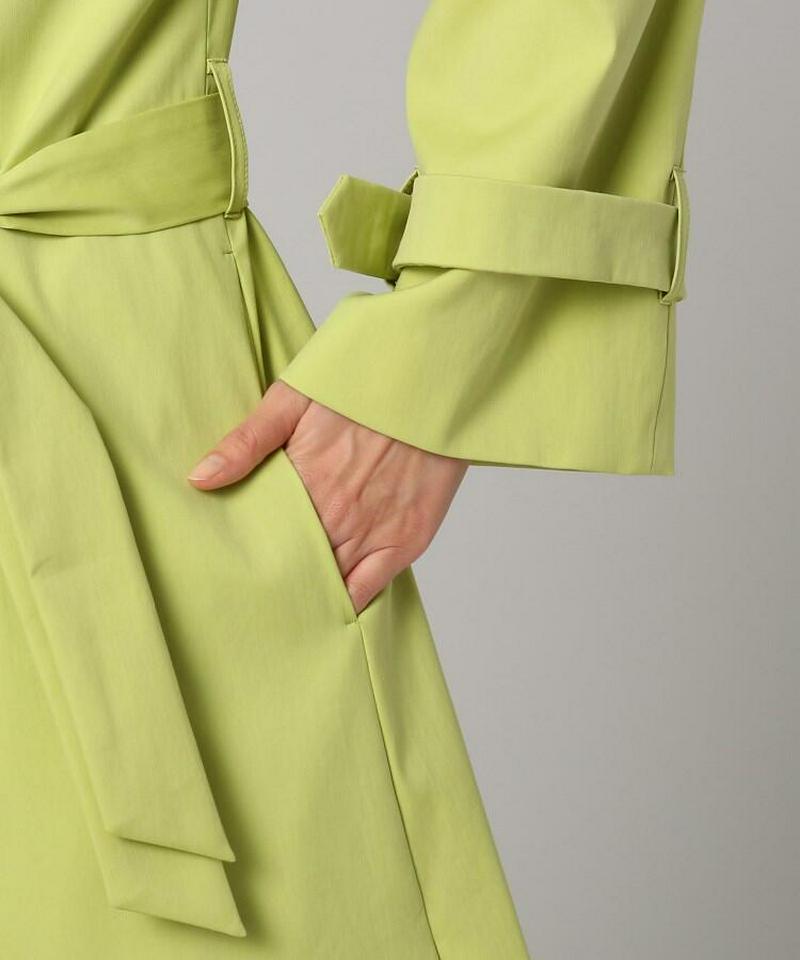 ベルテッドスリーブトレンチコート