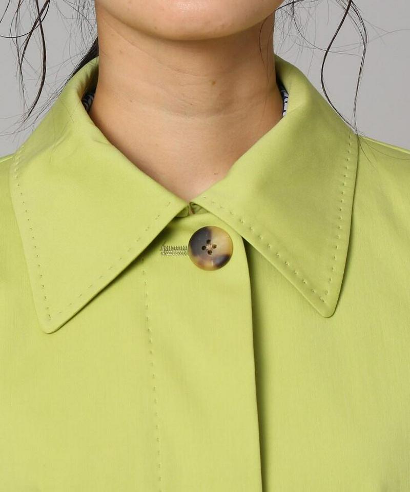 フラップストレッチステンカラーコート