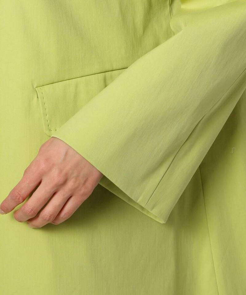 フラップストレッチステンカラーコート