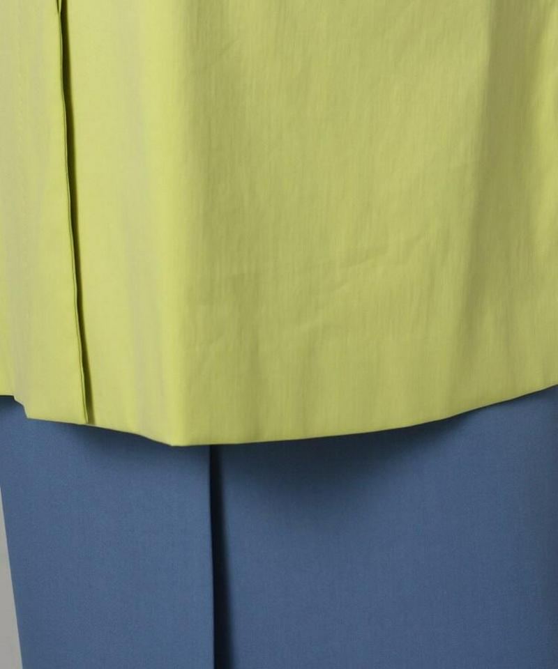 フラップストレッチステンカラーコート