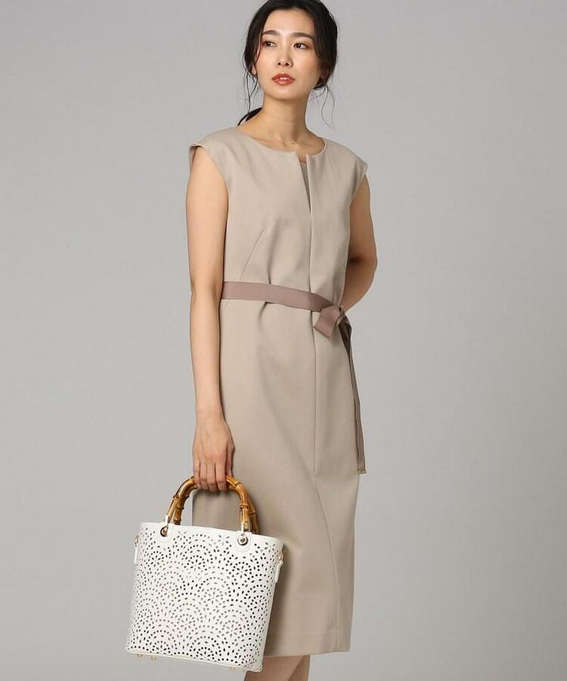 【洗える】ミラノリブフレンチワンピース