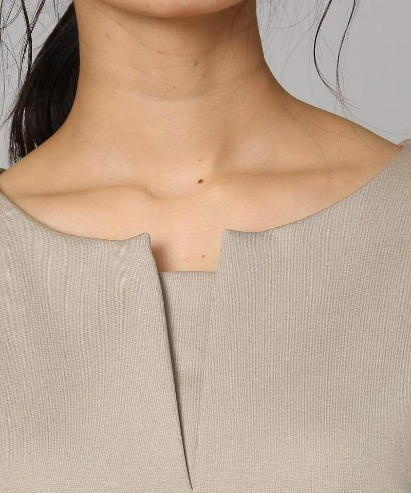 【洗える】ミラノリブフレンチワンピース