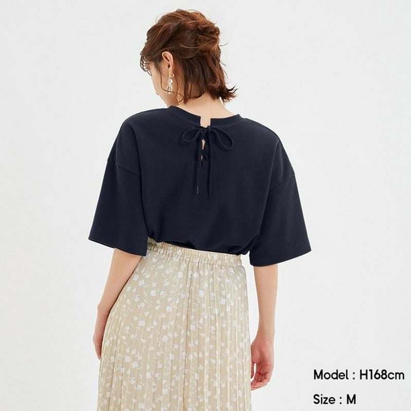 カノコバックレースアップT(5分袖)JN+X
