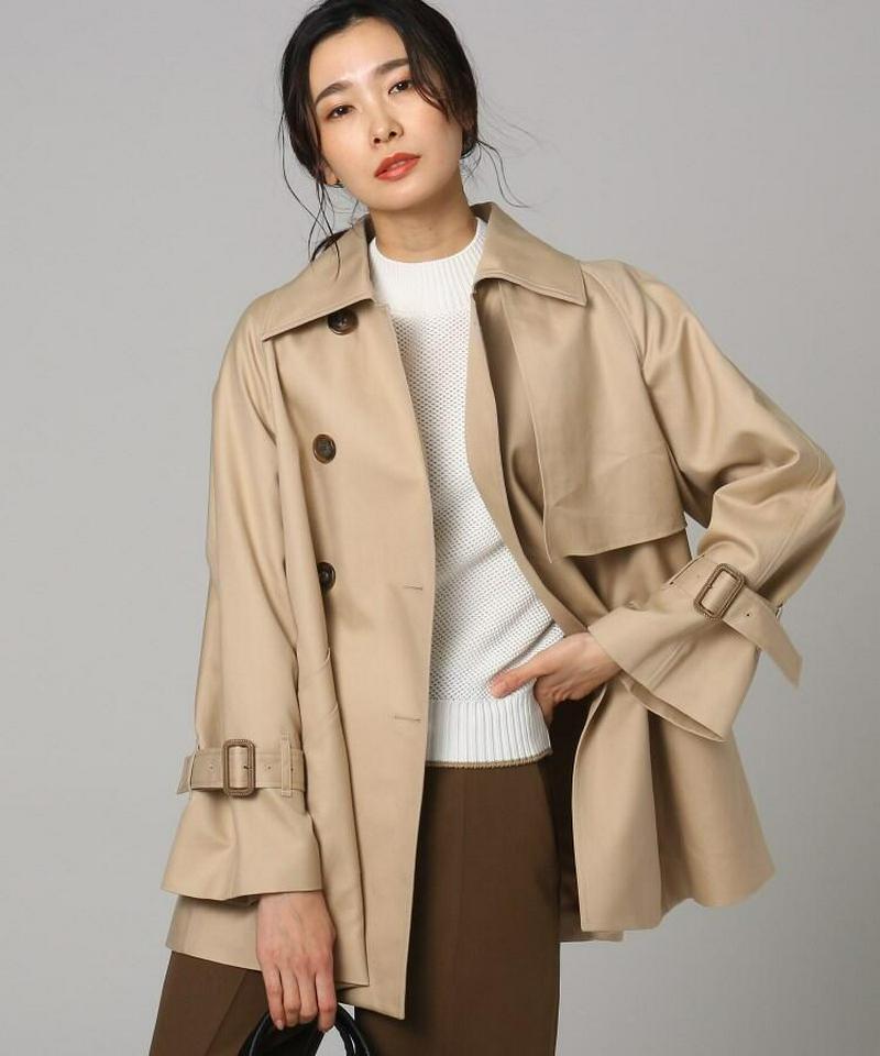 スヴィンコットンダブルトレンチコート