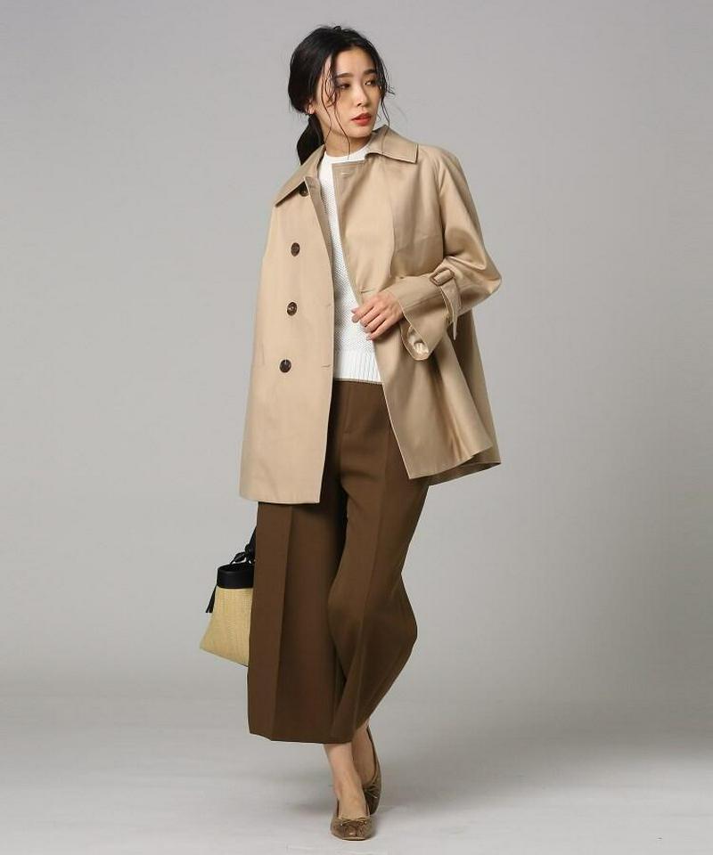 スヴィンコットンダブルトレンチコート