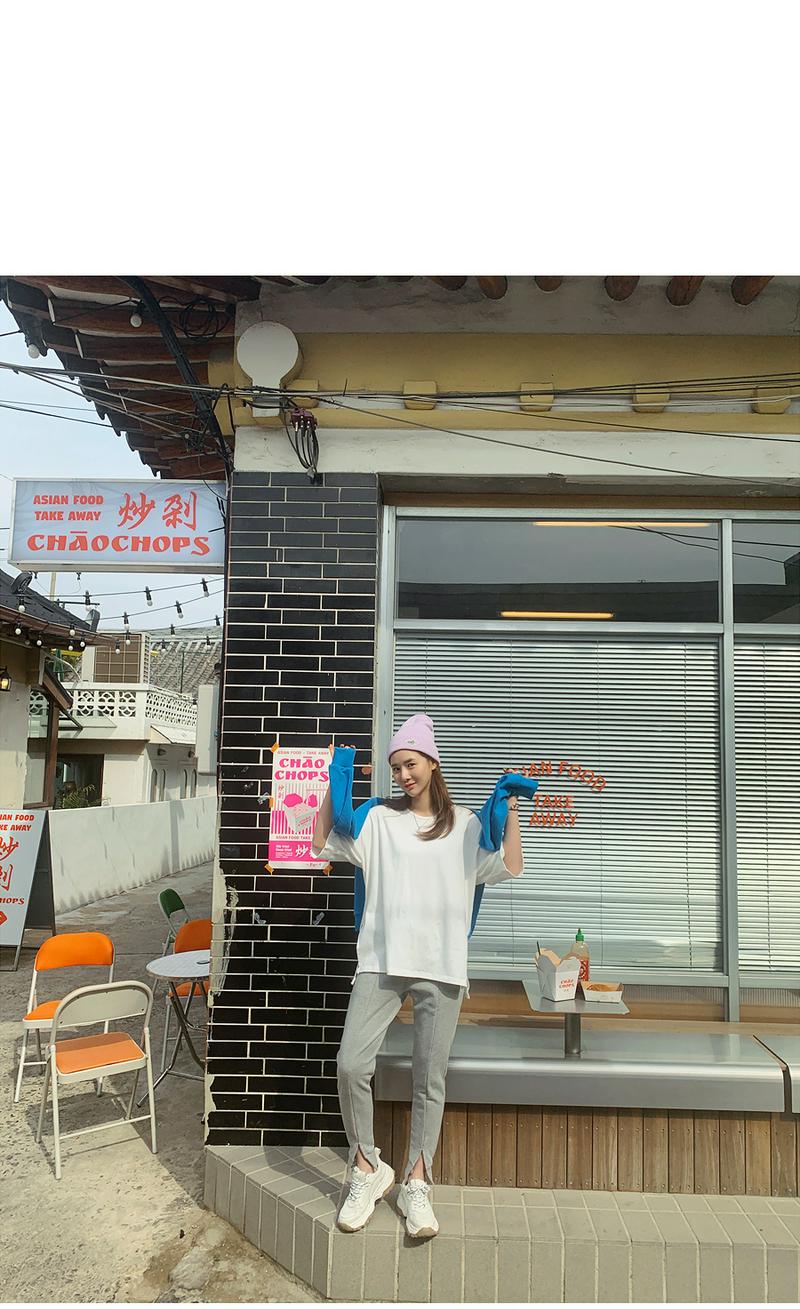 ストレッチサイドスリットTシャツ