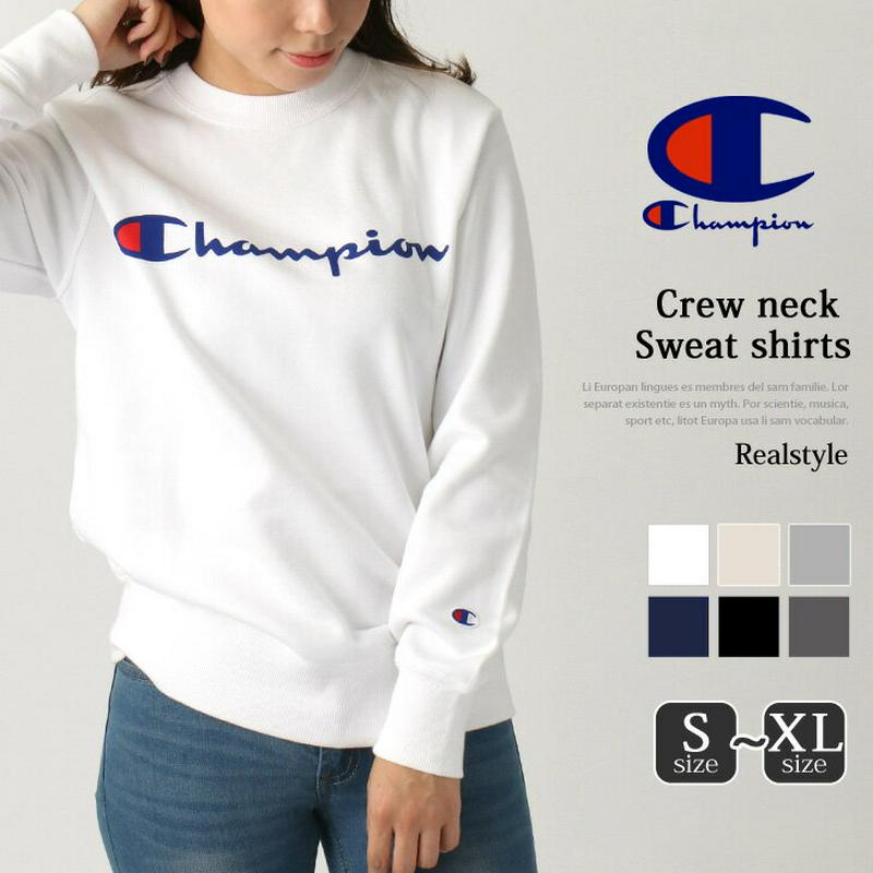 30％OFF！スーパーSALE★Champion チャンピオン クルーネック スウェット ロゴ C3-Q002 トレーナー メン