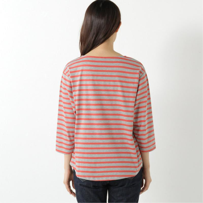 先染めボーダー９分袖Ｔシャツ