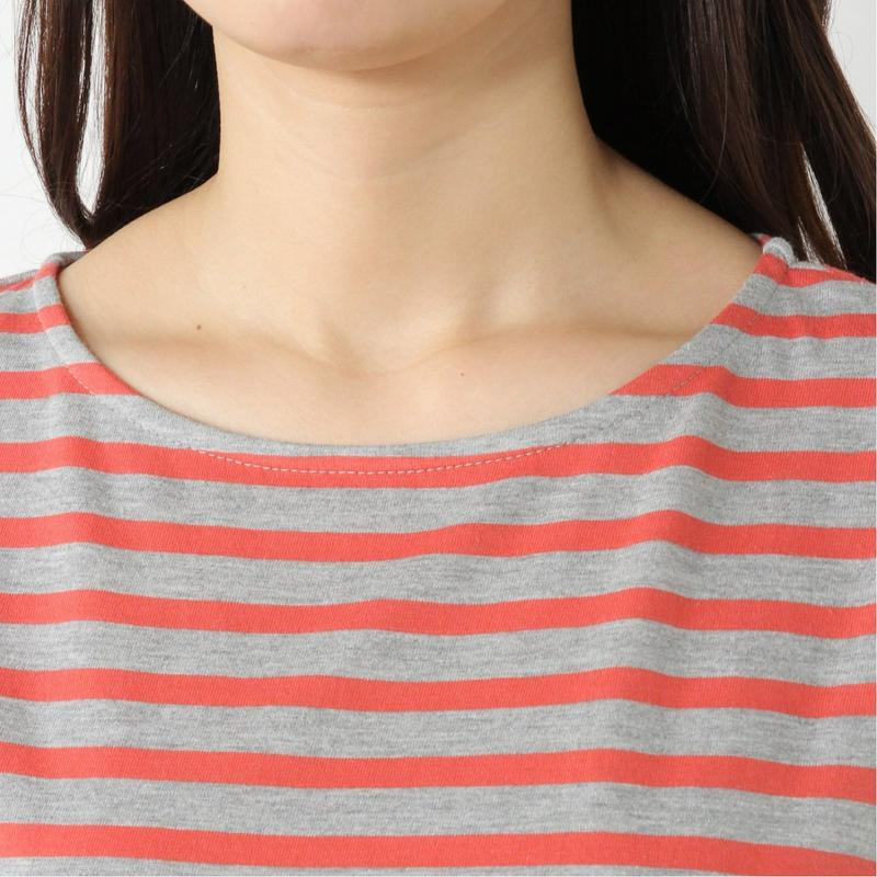 先染めボーダー９分袖Ｔシャツ