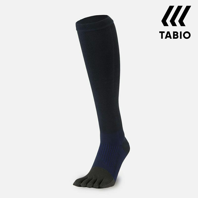 【全品送料無料～6/26 09:59迄】【あす楽】【公式 TABIO SPORTS】ベースボール 五本指 コンプレッション ハイソックス 23～25cm / 靴下屋 靴下 タビオ タビオスポーツ Tabio BASEBALL 野球 スポーツ ジュニア 5本指ソックス 黒 日本製
