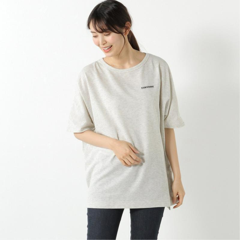 【コンバース】ガーゼミニ裏毛ドルマンＢＩＧＴシャツ（コンバース/CONVERSE）