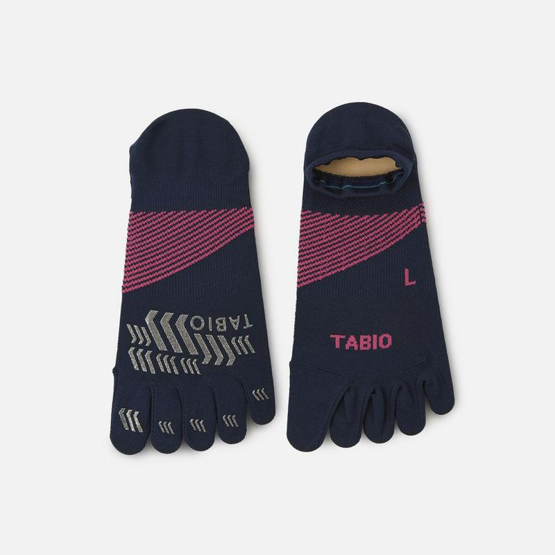 【あす楽】【TABIO SPORTS】 T&F 五本指ソックス 23〜25cm ネイビー 紺 コン / 靴下屋 靴下 タビオ タビオスポーツ くつ下 ショート 陸上 レーシングソックス ランニングソックス 5本指 5本指靴下 五本指靴下 5本指ソックス レディース 日本製 ¬¬