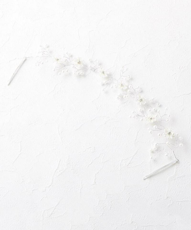 パール花つぶつぶヘッドドレス