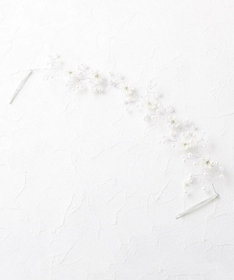 パール花つぶつぶヘッドドレス