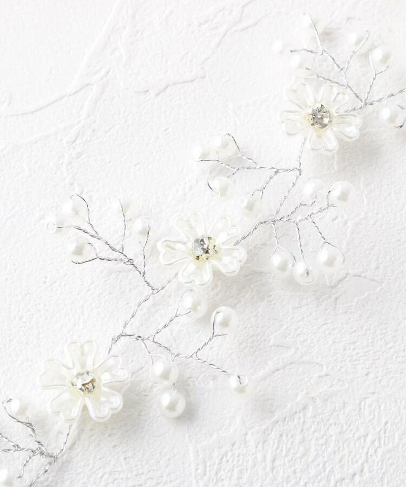 パール花つぶつぶヘッドドレス