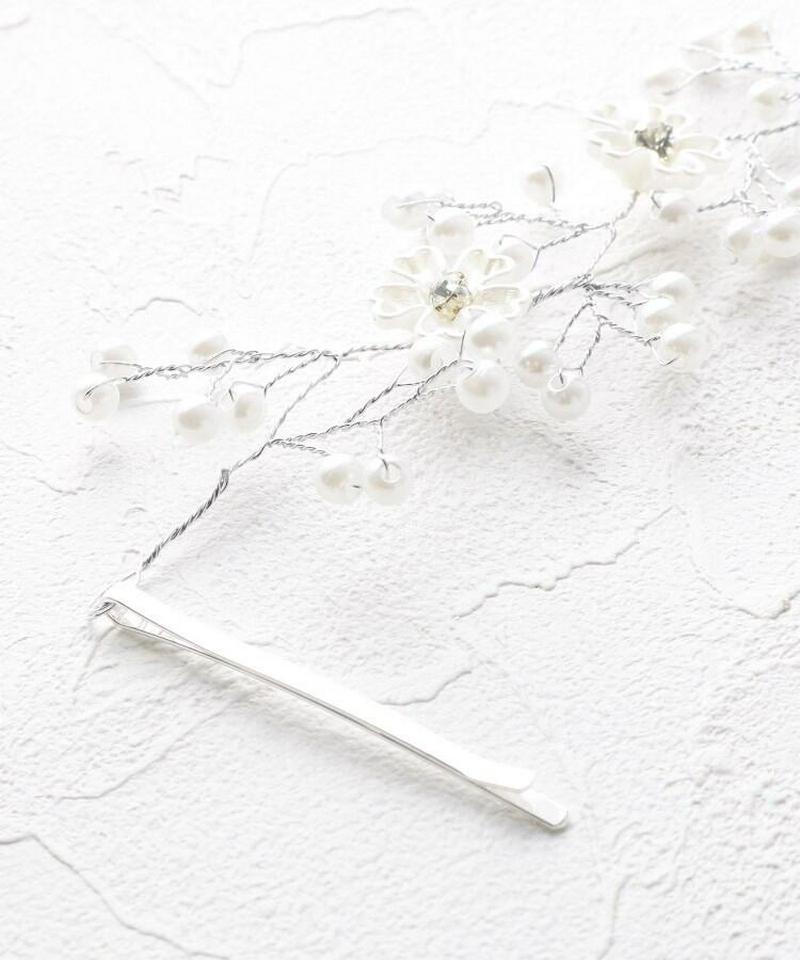 パール花つぶつぶヘッドドレス