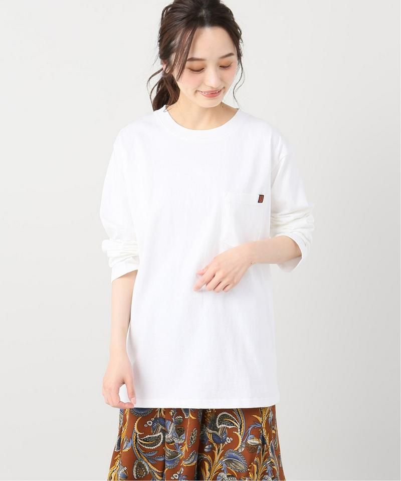 【UNIVERSAL OVERALL / ユニバーサル オーバーオール】POCKET LONG TEE：Tシャツ◆