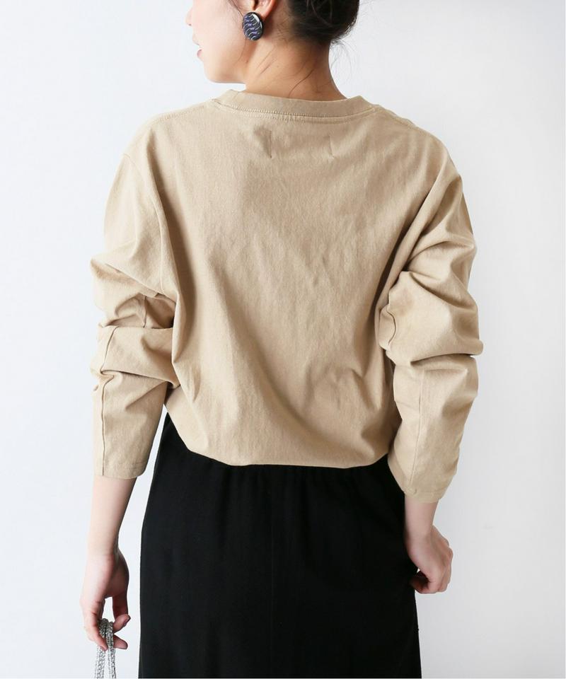 【UNIVERSAL OVERALL / ユニバーサル オーバーオール】POCKET LONG TEE：Tシャツ◆