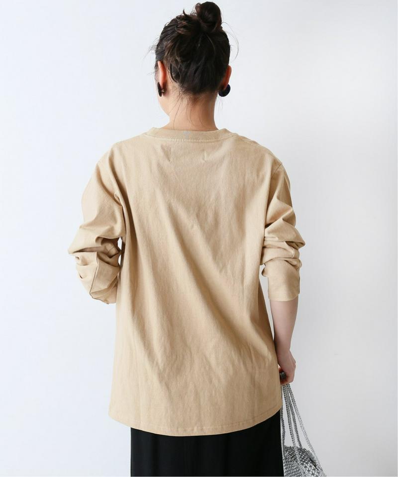 【UNIVERSAL OVERALL / ユニバーサル オーバーオール】POCKET LONG TEE：Tシャツ◆