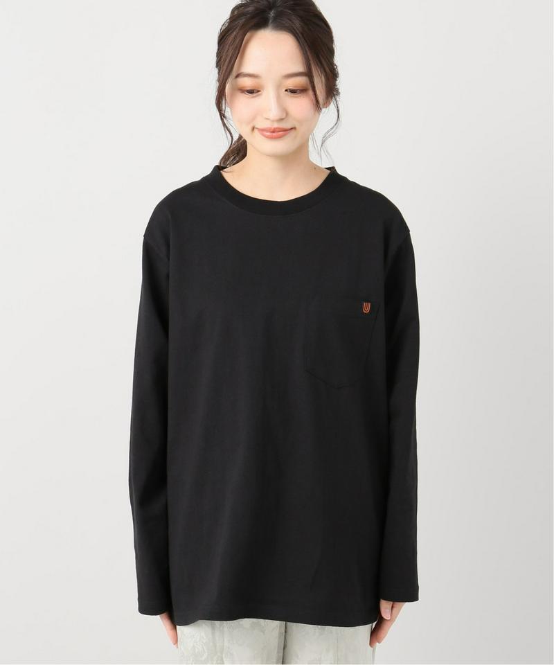 【UNIVERSAL OVERALL / ユニバーサル オーバーオール】POCKET LONG TEE：Tシャツ◆