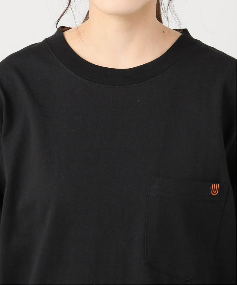 【UNIVERSAL OVERALL / ユニバーサル オーバーオール】POCKET LONG TEE：Tシャツ◆