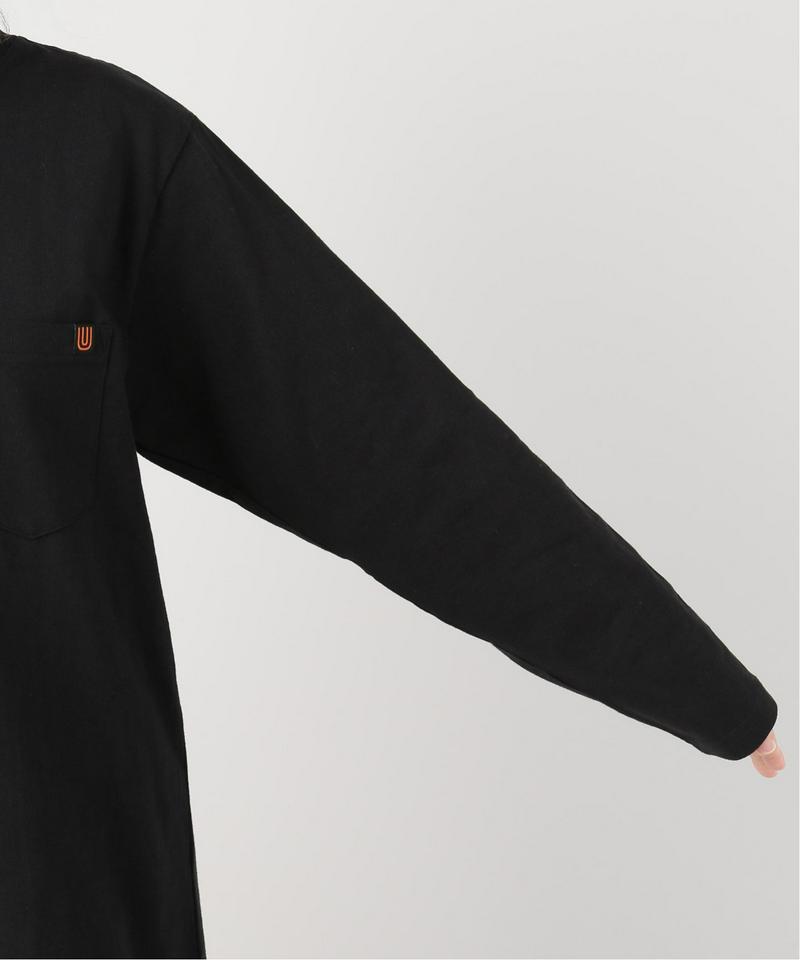 【UNIVERSAL OVERALL / ユニバーサル オーバーオール】POCKET LONG TEE：Tシャツ◆