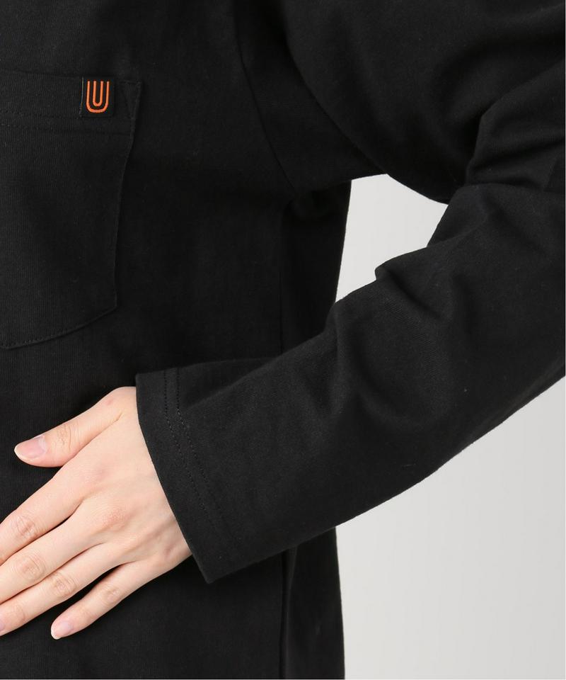 【UNIVERSAL OVERALL / ユニバーサル オーバーオール】POCKET LONG TEE：Tシャツ◆