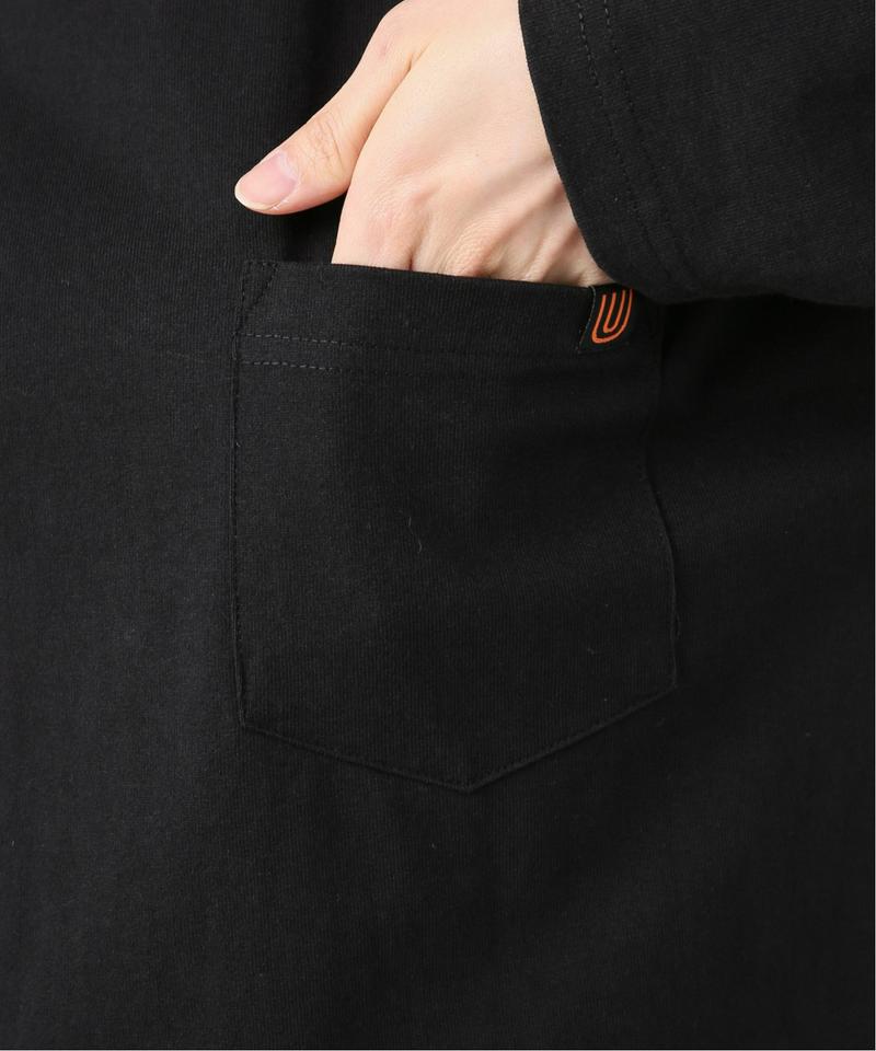 【UNIVERSAL OVERALL / ユニバーサル オーバーオール】POCKET LONG TEE：Tシャツ◆