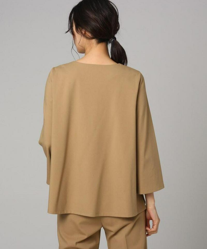 【洗える】ネオポンチジップブラウス