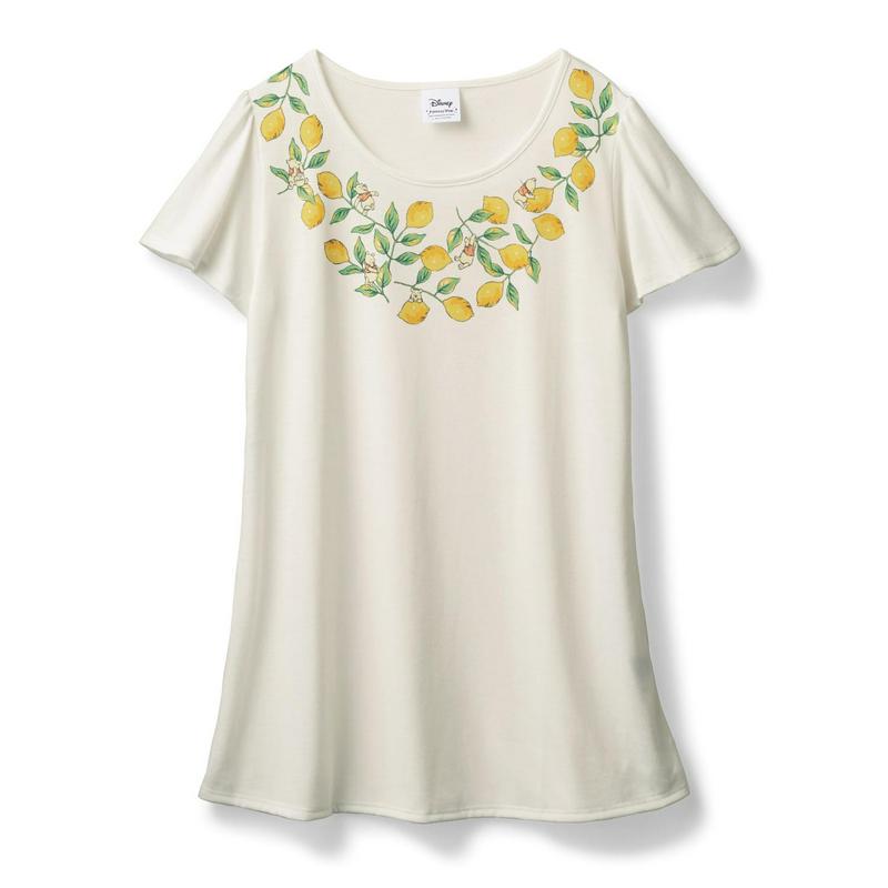 【先行販売】プリントフレアチュニックＴシャツ