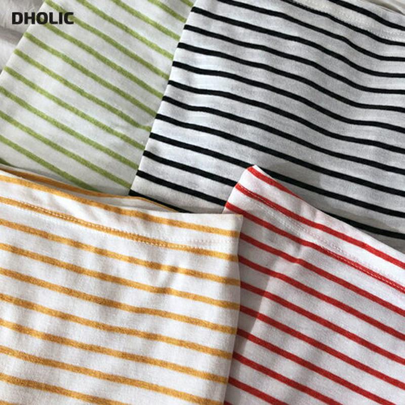 ボートネックボーダーTシャツ・全4色・t61265 レディース【tops】【トップス Tシャツ ボーダー 柄 長袖 ボートネック