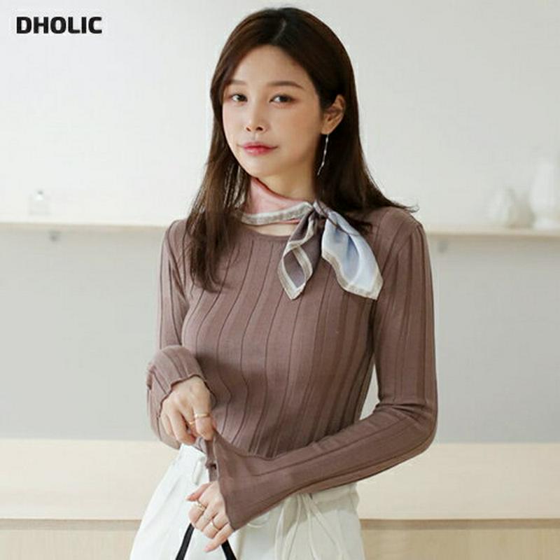 ワイドリブニット・全4色・b61269 レディース【tops】【トップス ニット ニットトップス 長袖 リブ リブニット リブト
