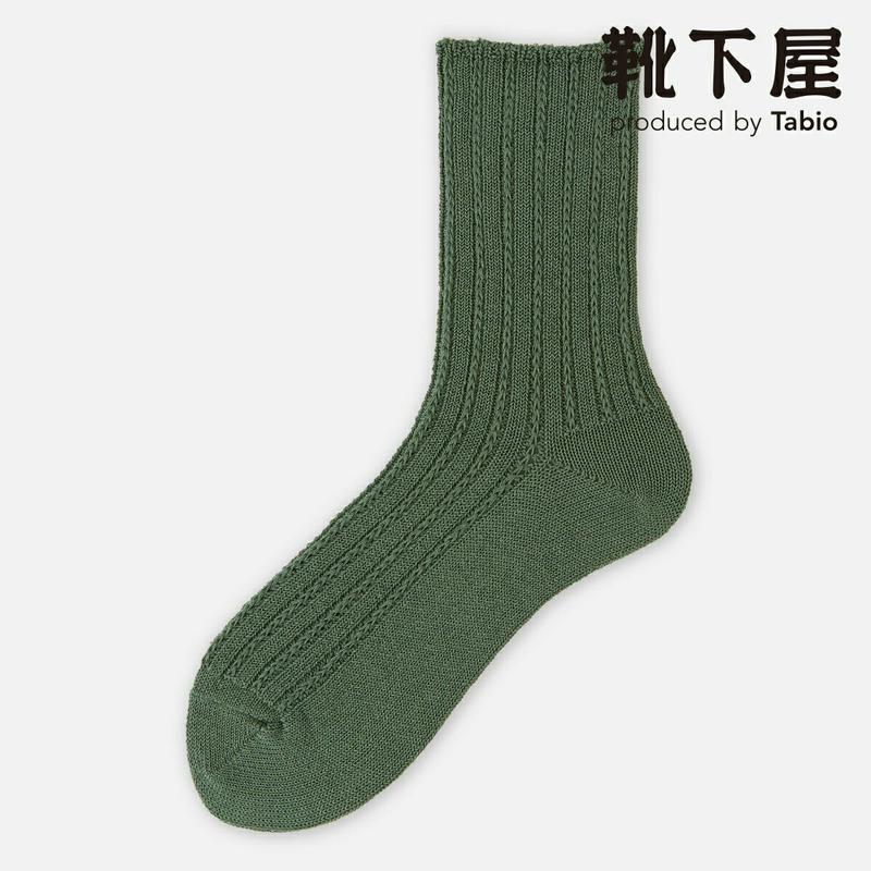 【全品送料無料★〜3/11 23:59迄】【あす楽】【Tabio】 エコタックリブソックス / 靴下屋 靴下 タビオ くつ下 シ