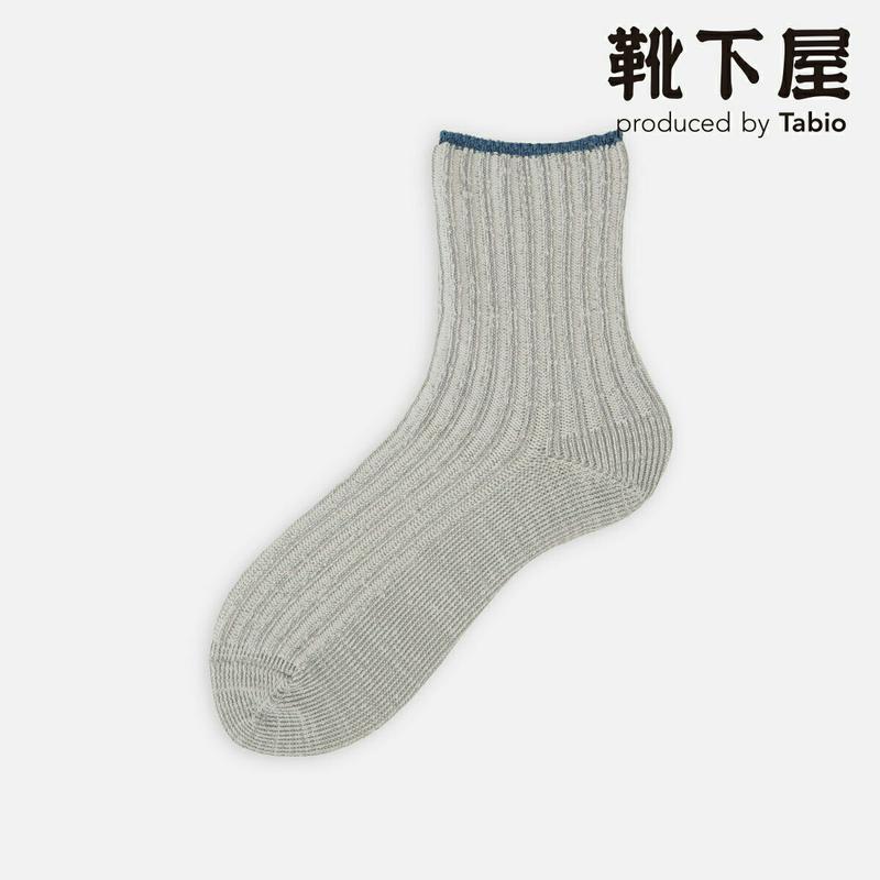 【全品送料無料★〜3/11 23:59迄】【あす楽】【靴下屋】 トップ切り替えヴィンテージ調ソックス / 靴下 タビオ Tabi